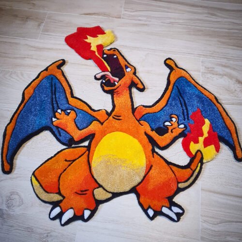 Alfombra Charizard Pokemon Rug - Imagen 6