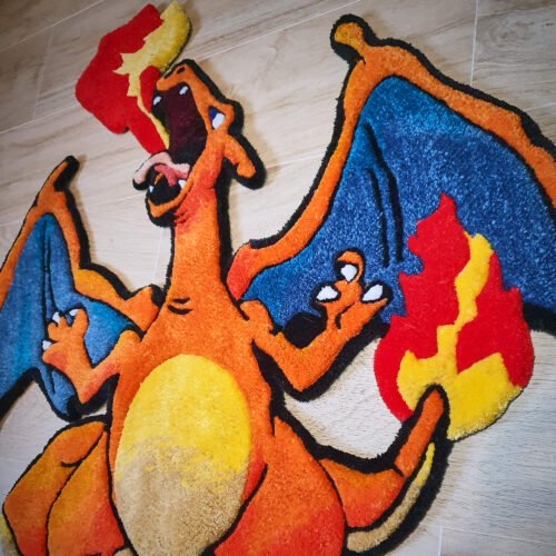 Alfombra Charizard Pokemon Rug - Imagen 5