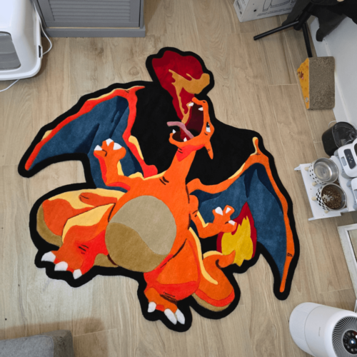 alfombra pokemon charizard rug