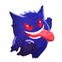 alfombra gengar pokemon rug alfombra gengar pokemon rug