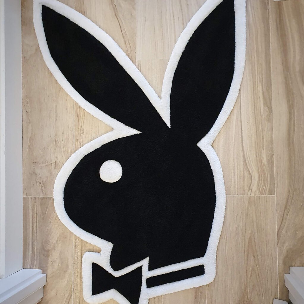 alfombra conejo playboy rug