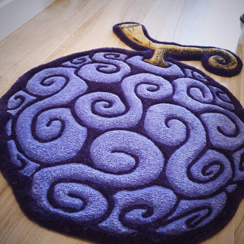 devil fruit rug gomu gomu afombra one piece
