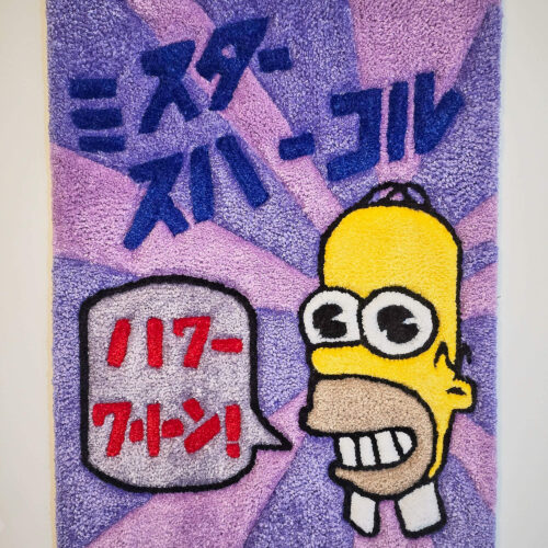 alfombra mr croquet los simpson mr sparkle mr chispa