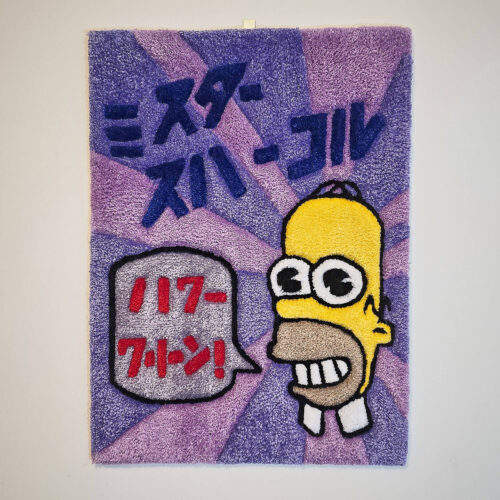 alfombra mr croquet los simpson mr sparkle mr chispa