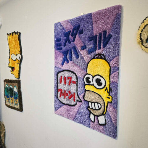 alfombra mr croquet los simpson mr sparkle mr chispa