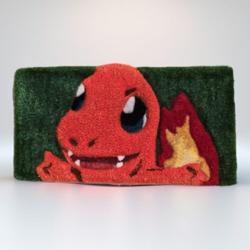 alfombra teclado charmander tufted rug