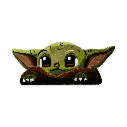 alfombra personalizada baby yoda Star wars hecha a mano