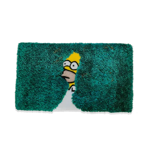 Alfombra Homer Arbustos Simpsons