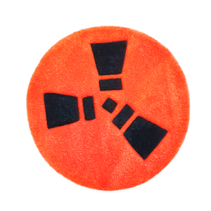 alfombra de rust logo videojuego