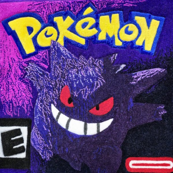 alfombra cartucho gengar game boy pokemon rug cartridge