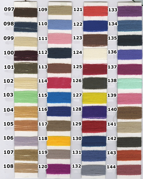 Ovillos de lana acrílica para tufting 480 colores españa