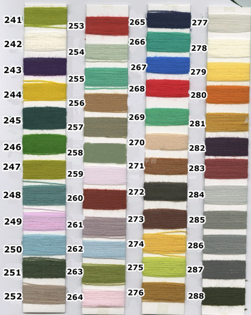 Ovillos de lana acrílica para tufting 480 colores españa