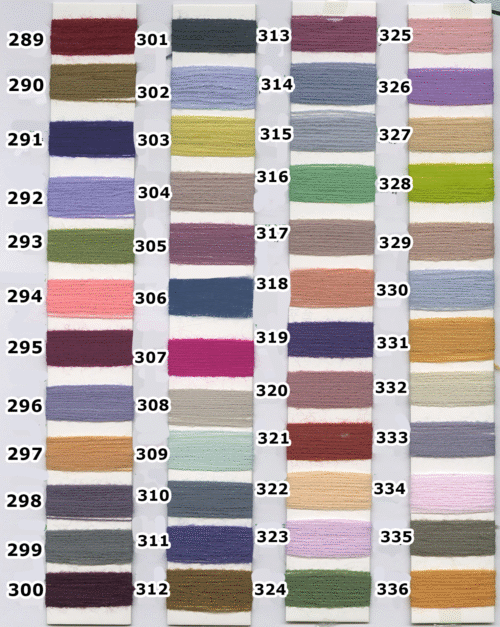 Ovillos de lana acrílica para tufting 480 colores españa