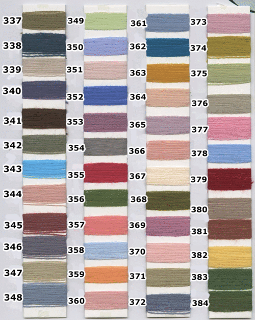 Ovillos de lana acrílica para tufting 480 colores españa
