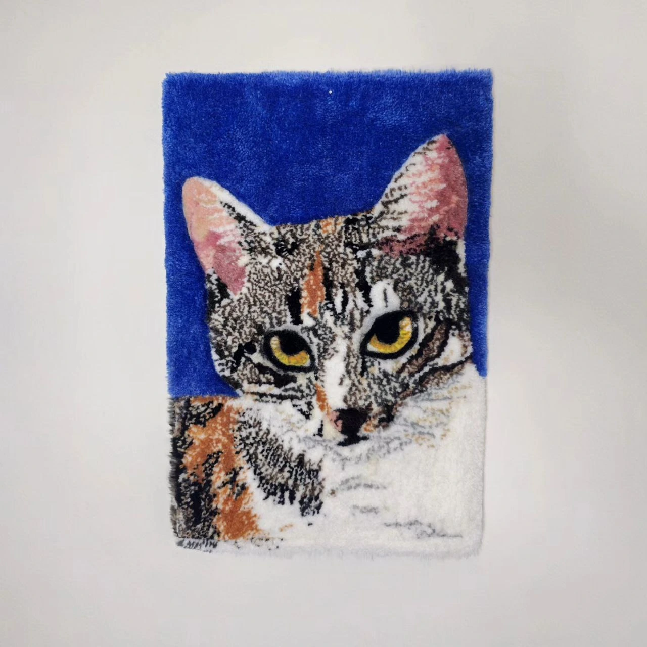 Alfombra retrato realista gato personalizado