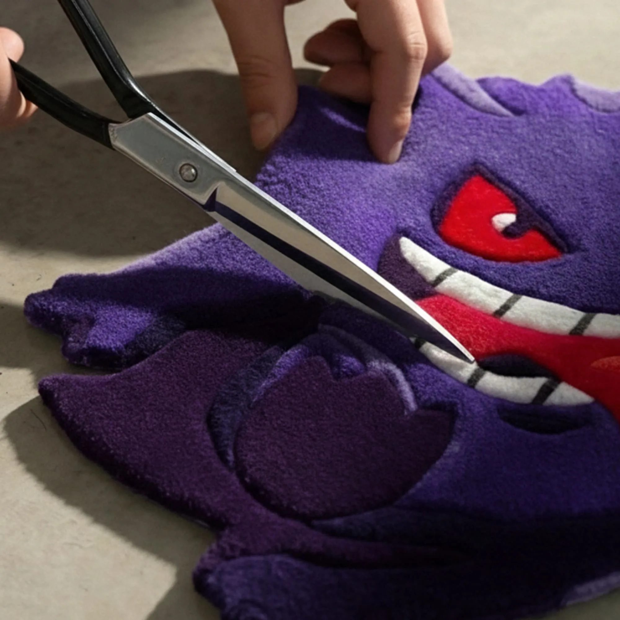 alfombra carving perfilado a mano tijera trimmer